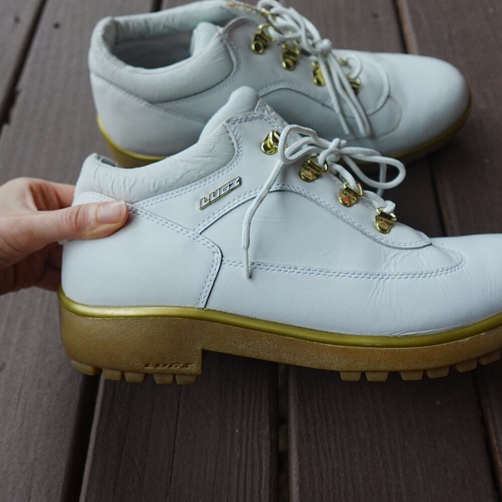 NY Lug Co. - LUGZ - Drifter LX Work Boot- White Mens Size 12 Y2K Work Boot